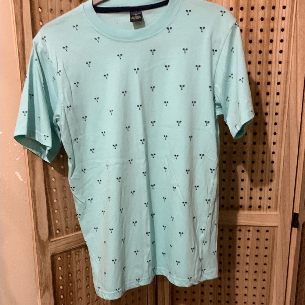Green Short Sleeve Tee with Classic Design